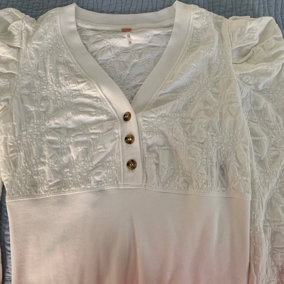 Free People White Sweater - Picture 6 of 8